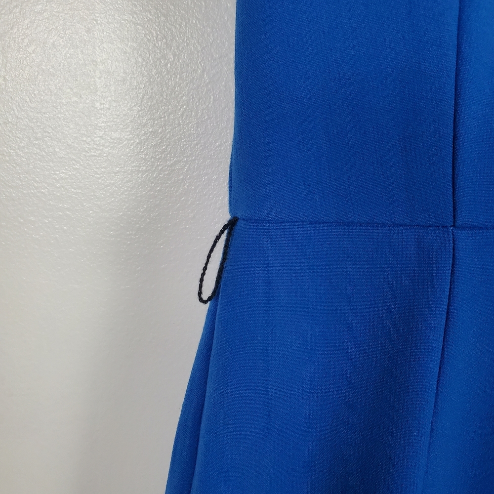 New York & Co sleeveless dress colorblock blue black 10 - Picture 7 of 7